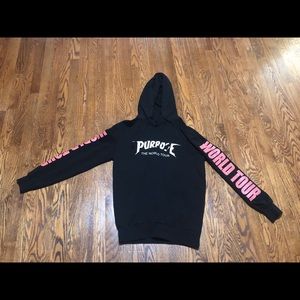 JUSTIN BIEBER PURPOSE WORLD TOUR HOODIE